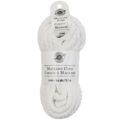 New ⌛ Macramé Cotton Cord by Loops & Threads®, 50ft. â¤ï¸