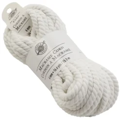 New ⌛ Macramé Cotton Cord by Loops & Threads®, 50ft. â¤ï¸ 9 New ⌛ Macramé Cotton Cord by Loops & Threads®, 50ft. â¤ï¸ -Loops & Threads Store 10665953 2