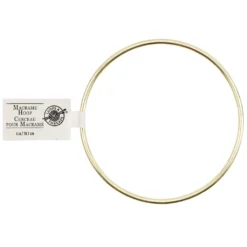 Budget âŒ› 36 Pack: 4" Brass Macramé Hoop by Loops & Threads® âœ¨