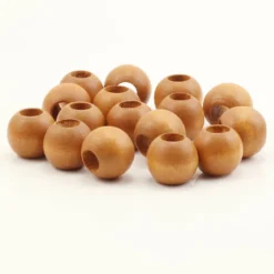 Deals â­ Maple Round Wood Beads by Loops & Threads®, 20mm ðŸ¥° -Loops & Threads Store 10666682 2