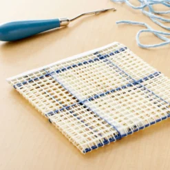 Budget ⌛ 12 Pack: 13" Square Latch Hook Canvas by Loops & Threads® 🎠4 Budget ⌛ 12 Pack: 13" Square Latch Hook Canvas by Loops & Threads® 🎠-Loops & Threads Store 10666745 20 1