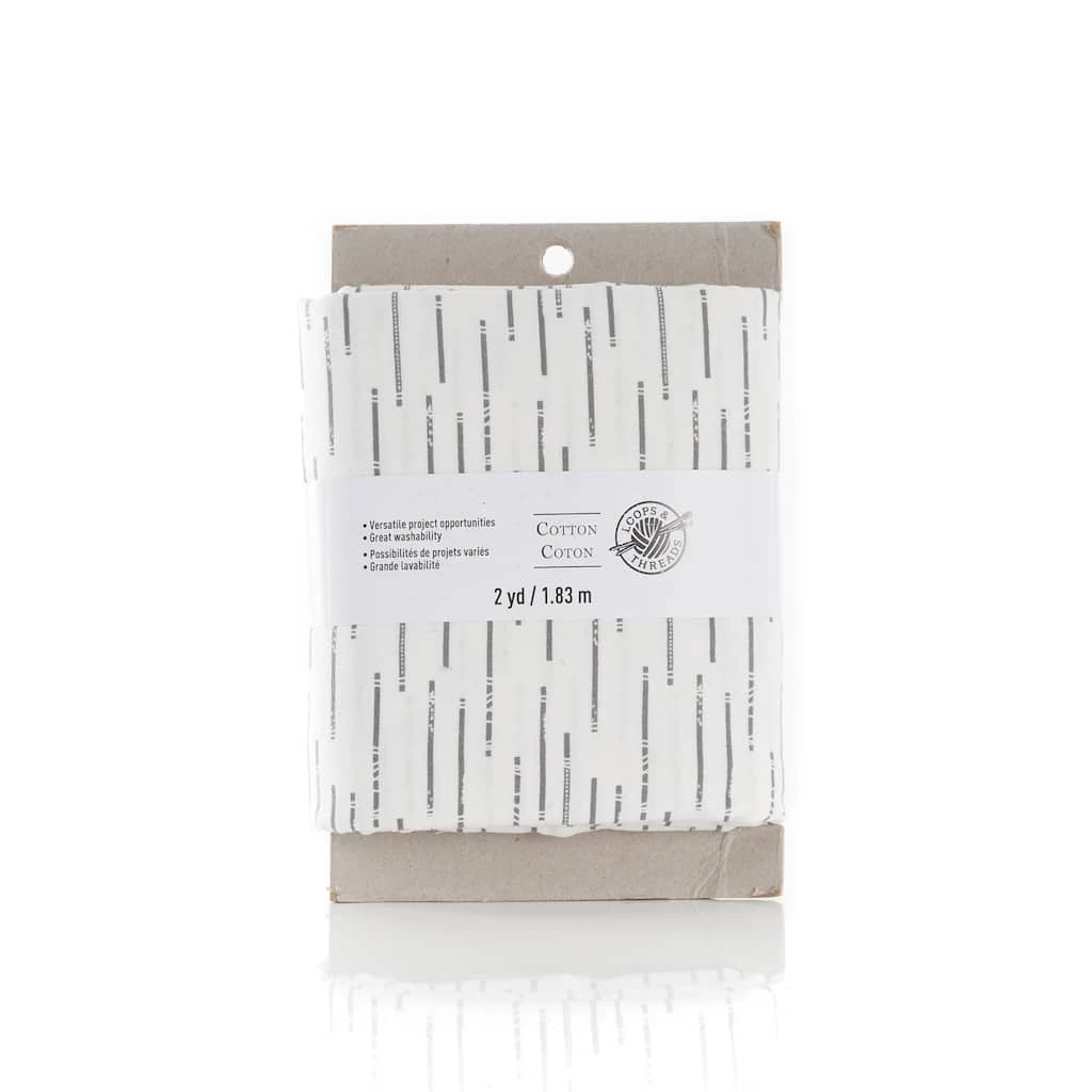 New 😉 Dash It Print Cotton Fabric Bundle by Loops & Threads® 👠1 New 😉 Dash It Print Cotton Fabric Bundle by Loops & Threads® ðŸ‘