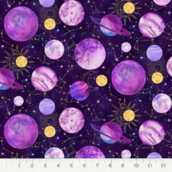 Discount ðŸ˜‰ Purple Space Cotton Fabric Bundle by Loops & Threads™ ðŸ”¥ -Loops & Threads Store 10691450 4