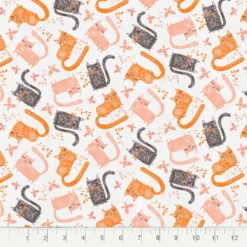 Best Sale 🥰 Coral Cats Cotton Fabric Bundle by Loops & Threads™ 🧨 8 Best Sale 🥰 Coral Cats Cotton Fabric Bundle by Loops & Threads™ 🧨 -Loops & Threads Store 10691456 4