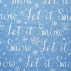 Promo 🎠Let It Snow Cotton Fabric by Loops & Threads® â¤ï¸