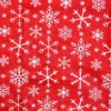 Deals âŒ› Red Snowflake Cotton Fabric by Loops & Threads® ðŸ‘ -Loops & Threads Store 10699485 1