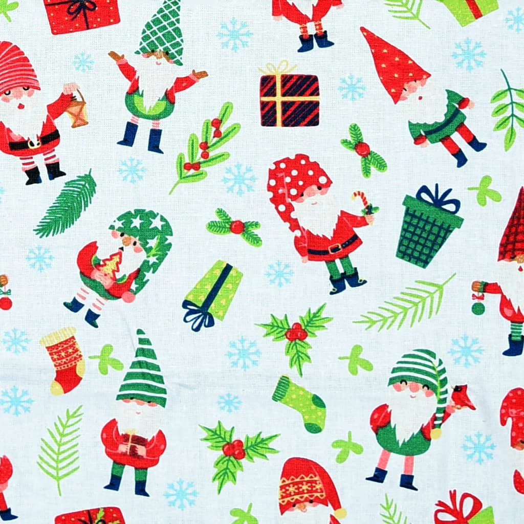 Best Sale ⌛ Christmas Gnomes Cotton Fabric by Loops & Threads® âœ”ï¸ 1 Best Sale ⌛ Christmas Gnomes Cotton Fabric by Loops & Threads® ✔ï¸
