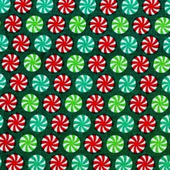 Top 10 🛒 Peppermints Cotton Fabric by Loops & Threads® 💯