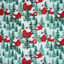 Deals 🥰 Snowy House Scene Cotton Fabric by Loops & Threads® ⌛
