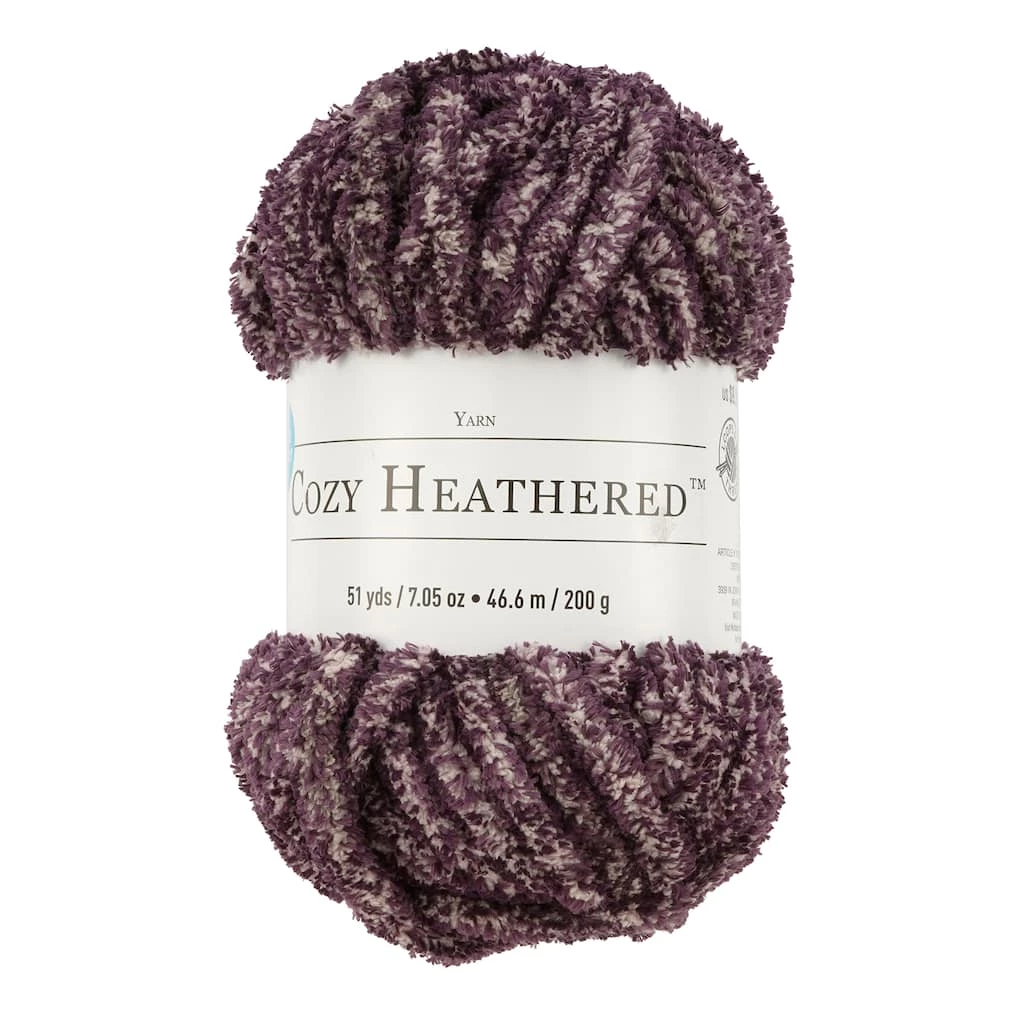 Wholesale 🎉 Cozy Heathered™ Yarn by Loops & Threads® 💯 1 Wholesale 🎉 Cozy Heathered™ Yarn by Loops & Threads® 💯