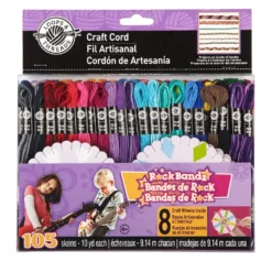 Flash Sale ðŸ¤© 12 Pack: Rock Bandz Craft Cord by Loops & Threads™ ðŸ˜‰