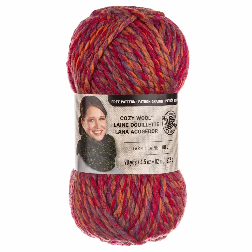 Budget ⌛ 15 Pack: Cozy Wool™ Yarn by Loops & Threads® 👠1 Budget ⌛ 15 Pack: Cozy Wool™ Yarn by Loops & Threads® ðŸ‘