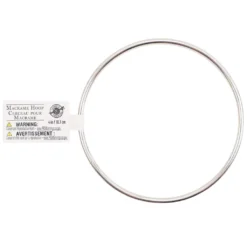 Best Sale âœ”ï¸ 36 Pack: Nickel-Plated Macramé Hoop by Loops & Threads® ðŸŽ