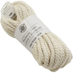 Brand new ðŸŒŸ 12 Pack: Macramé Cotton Cord by Loops & Threads®, 50ft. ðŸŽ‰ -Loops & Threads Store M20019089 12