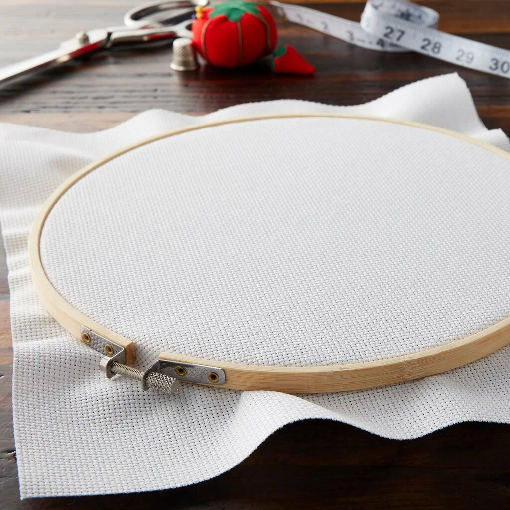 Hot Sale 😉 36 Pack: 9" Wooden Embroidery Hoop by Loops & Threads™ 🎉 2 Hot Sale 😉 36 Pack: 9" Wooden Embroidery Hoop by Loops & Threads™ 🎉 - Image 2