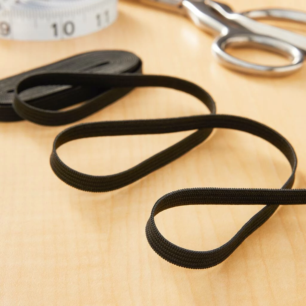 Best deal ✨ 24 Pack: 1/4" Black Knit Elastic by Loops & Threads™ 🌟 2 Best deal ✨ 24 Pack: 1/4" Black Knit Elastic by Loops & Threads™ 🌟 - Image 2