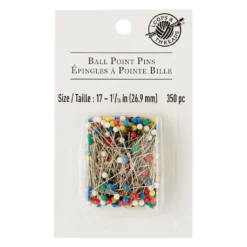 Best deal 🔔 12 Packs: 350 ct. (4,200 total) Multicolor Ball Point Pins by Loops & Threads™ â¤ï¸