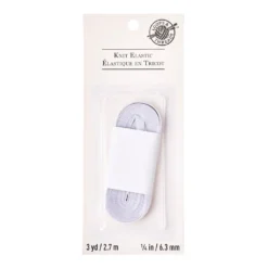Best Pirce 🎠12 Pack: 1/4" White Knit Elastic by Loops & Threads™ ⌛