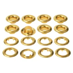Wholesale ðŸ”¥ 12 Packs: 8 ct. (96 total) 7/16" Gold Eyelets by Loops & Threads™ ðŸ˜