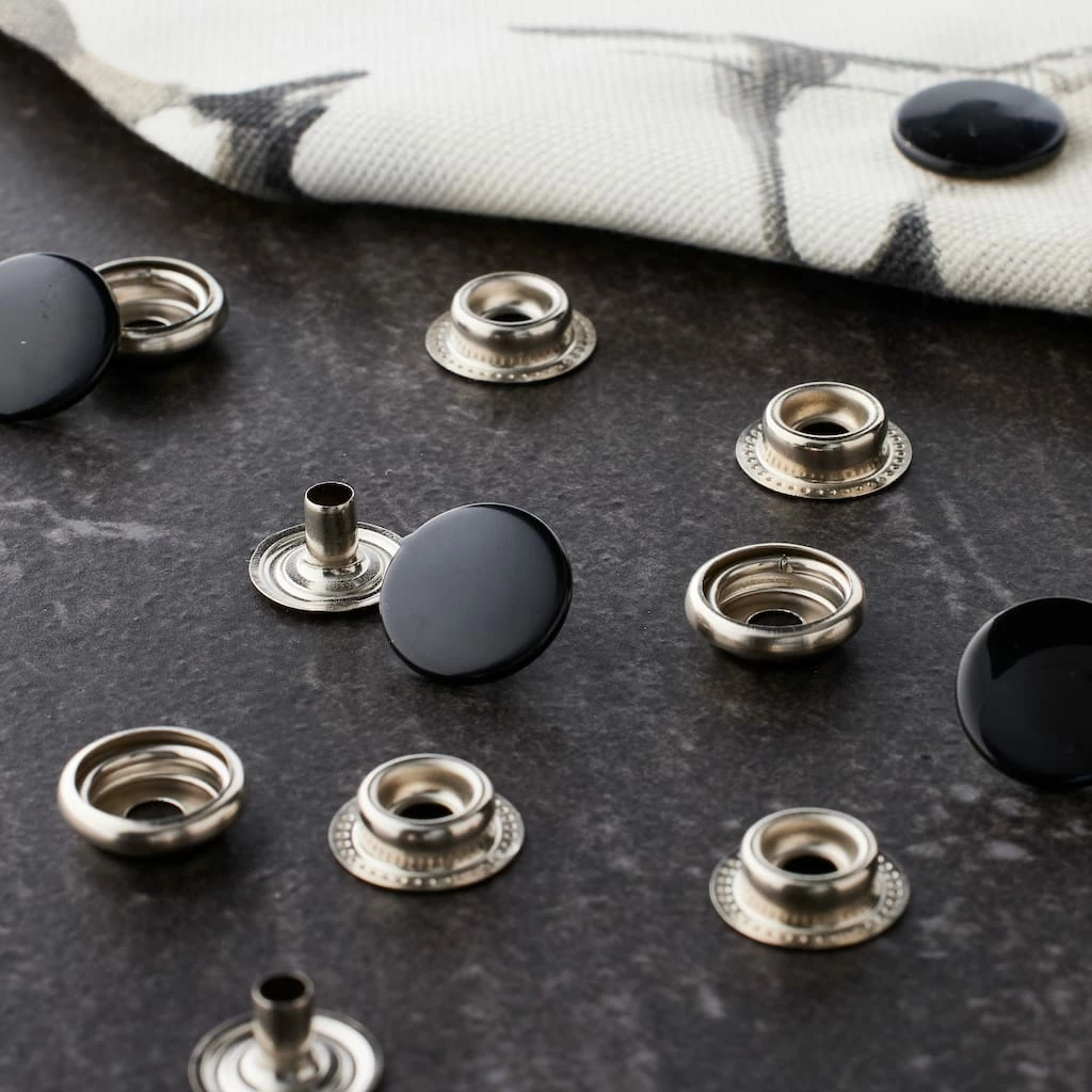 Wholesale 😉 12 Packs: 7 ct. (84 total) Black Heavy Duty Snaps by Loops & Threads™ 🔔 2 Wholesale 😉 12 Packs: 7 ct. (84 total) Black Heavy Duty Snaps by Loops & Threads™ 🔔 - Image 2