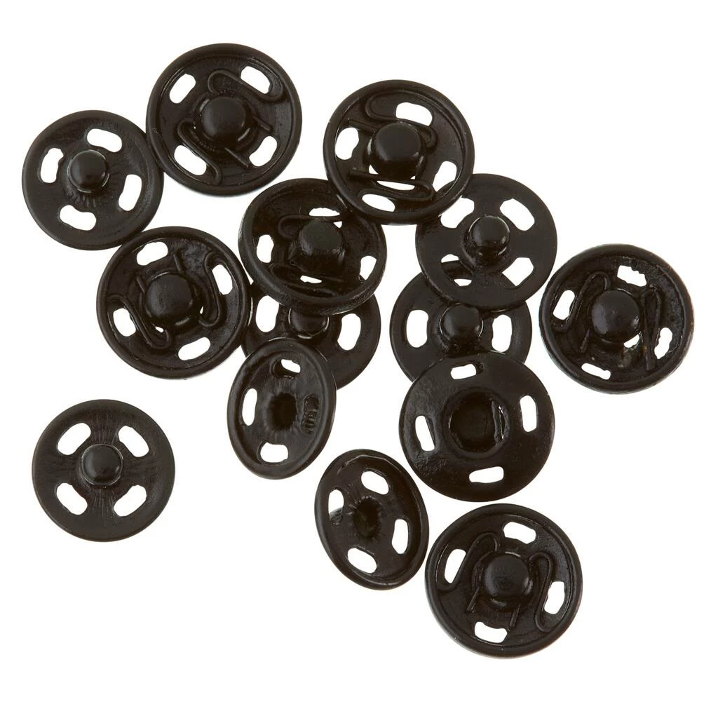 Discount ⌛ 12 Packs: 8 ct. (96 total) Black Sew-On Snaps by Loops & Threads™ 🎠3 Discount ⌛ 12 Packs: 8 ct. (96 total) Black Sew-On Snaps by Loops & Threads™ 🎠- Image 3