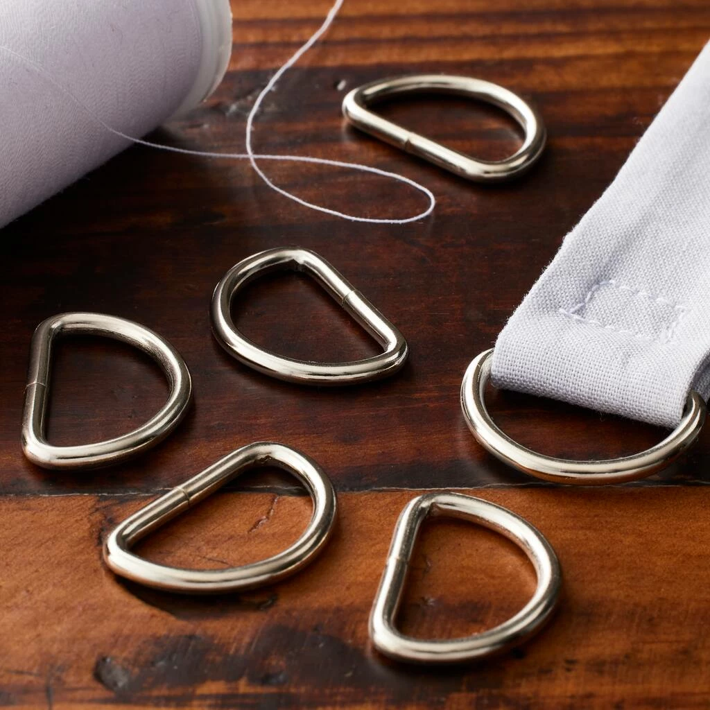 Promo 👠12 Packs: 6 ct. (72 total) 3/4" Metal D-Rings by Loops & Threads™ 🎠2 Promo 👠12 Packs: 6 ct. (72 total) 3/4" Metal D-Rings by Loops & Threads™ 🎠- Image 2