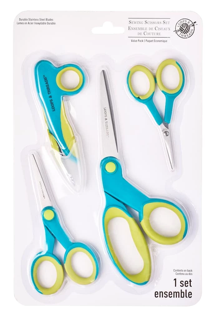 Brand new 😉 6 Packs: 4 ct. (24 total) Sewing Scissors by Loops & Threads™ 🔔 1 Brand new 😉 6 Packs: 4 ct. (24 total) Sewing Scissors by Loops & Threads™ 🔔