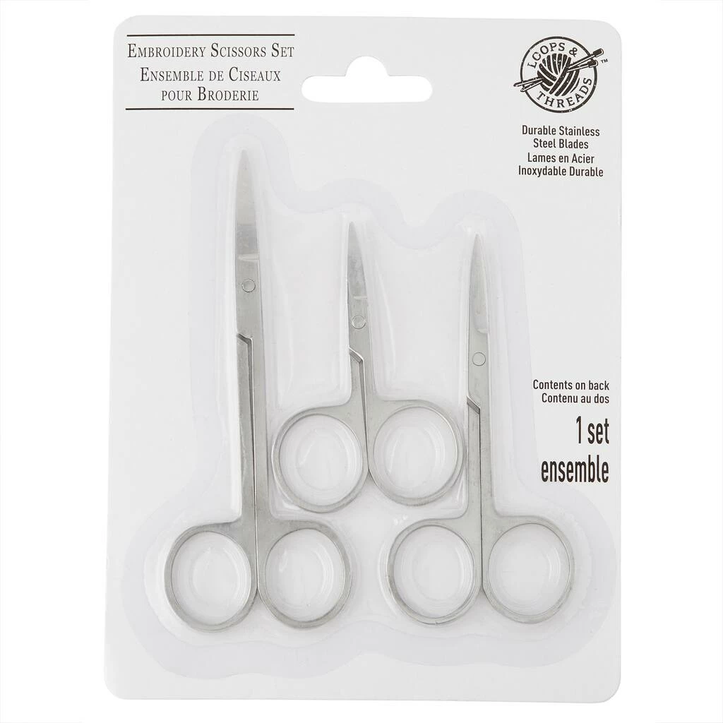 Discount 🧨 12 Packs: 3 ct. (36 total) Embroidery Scissor Set by Loops & Threads™ 👠3 Discount 🧨 12 Packs: 3 ct. (36 total) Embroidery Scissor Set by Loops & Threads™ 👠- Image 3