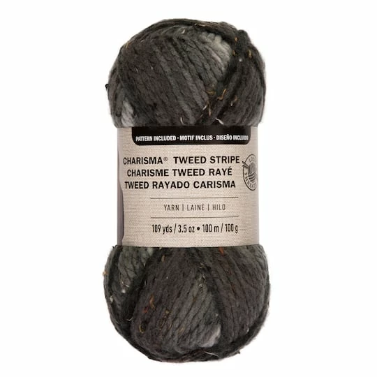 Brand new 👠15 Pack: Charisma™ Tweed Stripe Yarn by Loops & Threads® 🌟 6 Brand new 👠15 Pack: Charisma™ Tweed Stripe Yarn by Loops & Threads® 🌟 - Image 6