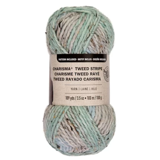 Brand new 👠15 Pack: Charisma™ Tweed Stripe Yarn by Loops & Threads® 🌟 2 Brand new 👠15 Pack: Charisma™ Tweed Stripe Yarn by Loops & Threads® 🌟 - Image 2