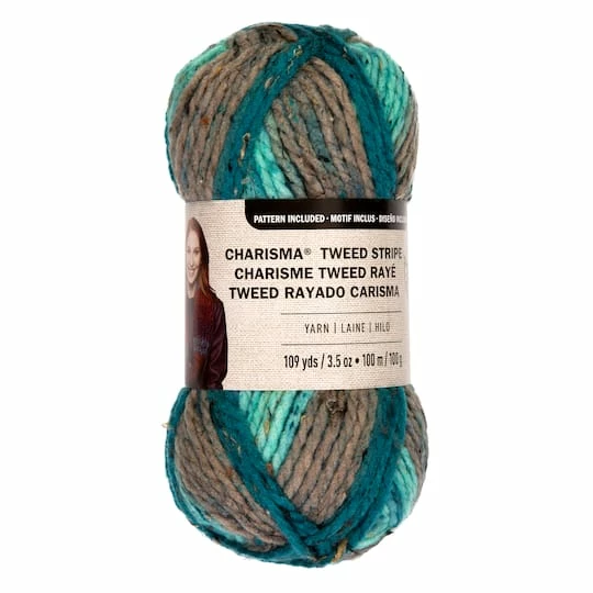 Brand new 👠15 Pack: Charisma™ Tweed Stripe Yarn by Loops & Threads® 🌟 7 Brand new 👠15 Pack: Charisma™ Tweed Stripe Yarn by Loops & Threads® 🌟 - Image 7