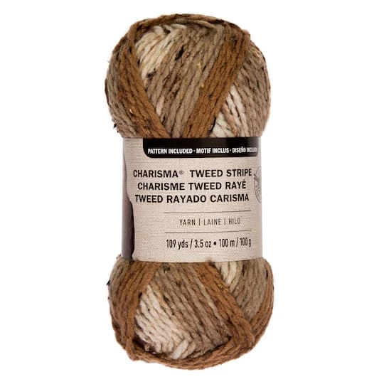 Brand new 👠15 Pack: Charisma™ Tweed Stripe Yarn by Loops & Threads® 🌟 4 Brand new 👠15 Pack: Charisma™ Tweed Stripe Yarn by Loops & Threads® 🌟 - Image 4